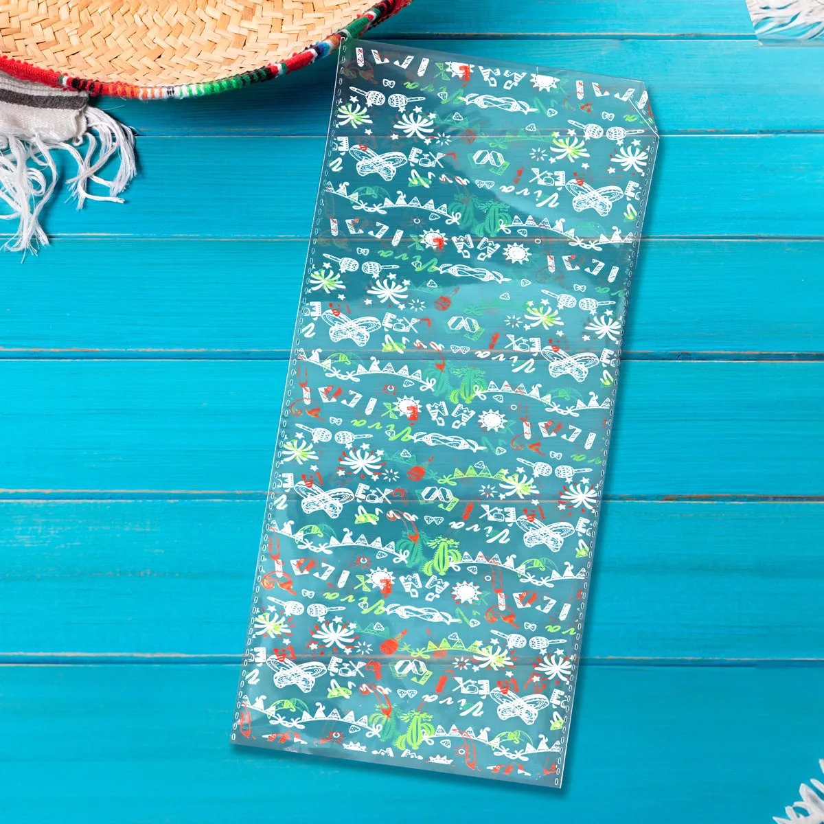 Bolsa de Celofán con Diseo de Fiestas Patrias, 10pzas