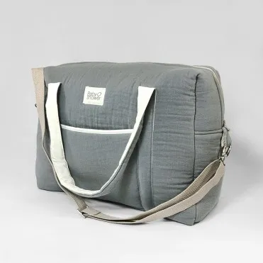 Bolsa de Maternidad Camila Grey Powder. Babyshower.