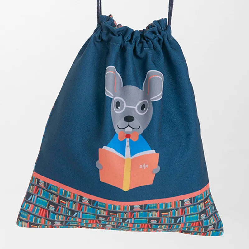 BOLSA DE ROPA ESCOLAR MERIENDA RATONCITO  DYNEKE