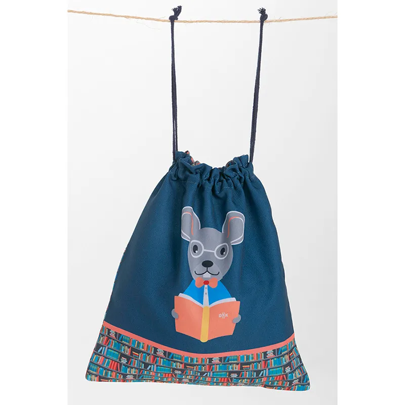 BOLSA DE ROPA ESCOLAR MERIENDA RATONCITO  DYNEKE