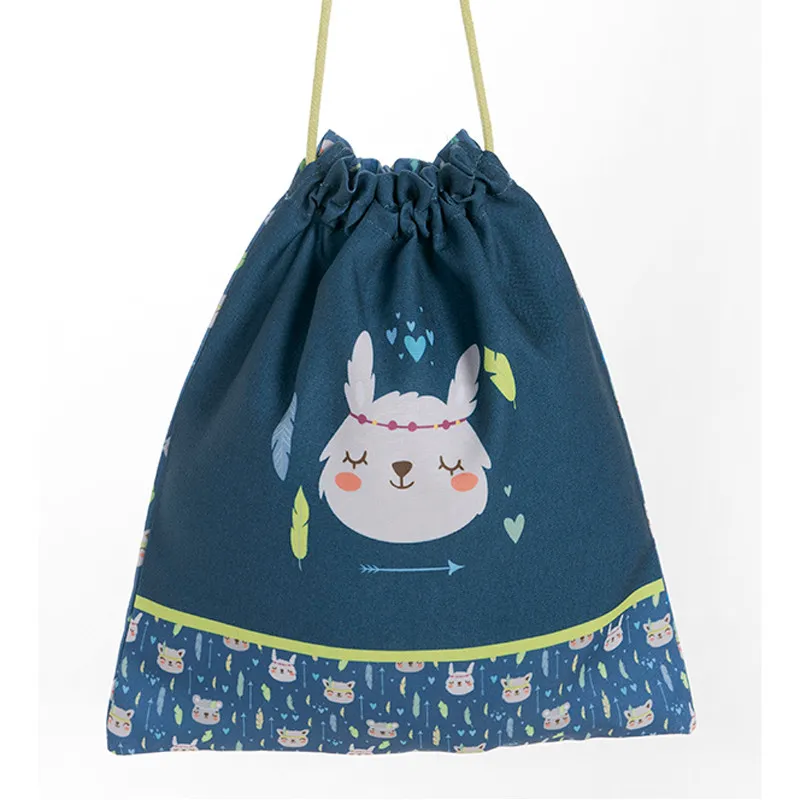 BOLSA DE TELA MERIENDA CONEJITOS INDIOS  DYNEKE