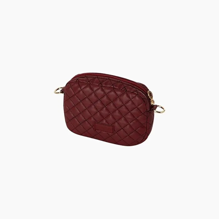 Bolsa interna extra bag burdeos y oro napa alcochada O pocket