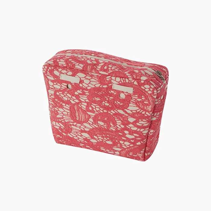 Bolsa interna macramè sangria O bag mini