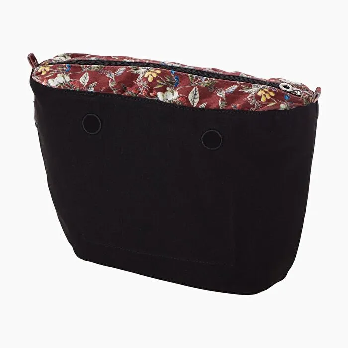 Bolsa interna O bag en terciopelo bordeaux