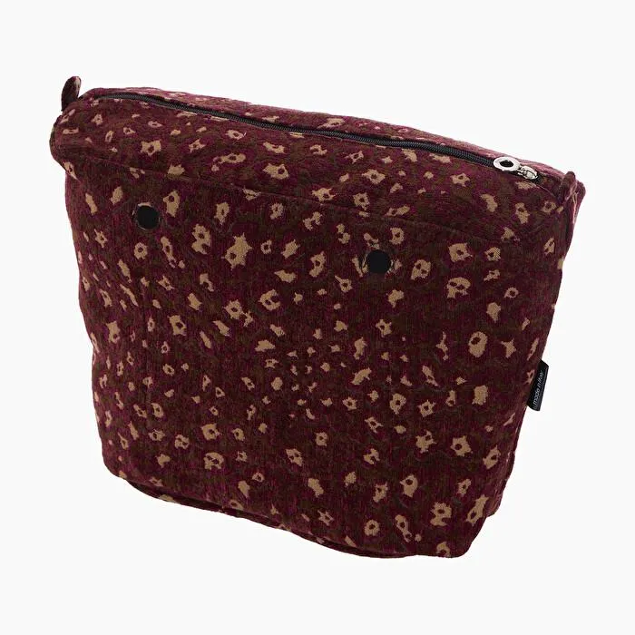 Bolsa interna O bag jacquard leopardo