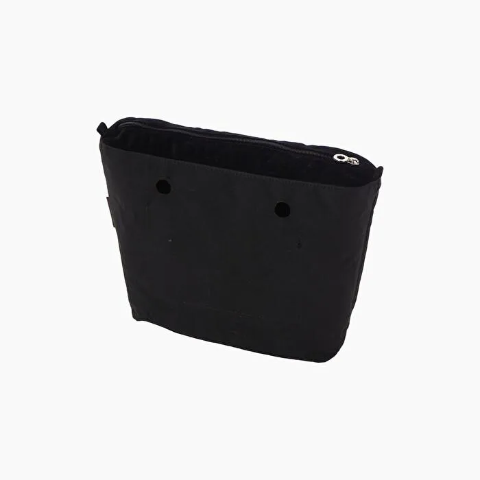 Bolsa interna O bag mini en chenille negro