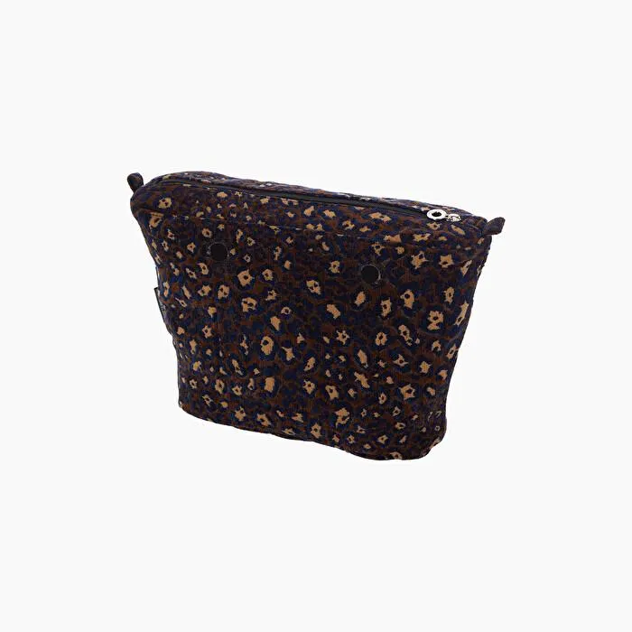 Bolsa interna O bag mini jacquard leopardo