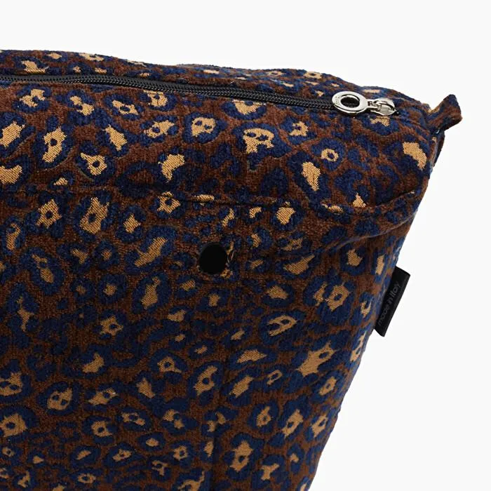 Bolsa interna O bag mini jacquard leopardo