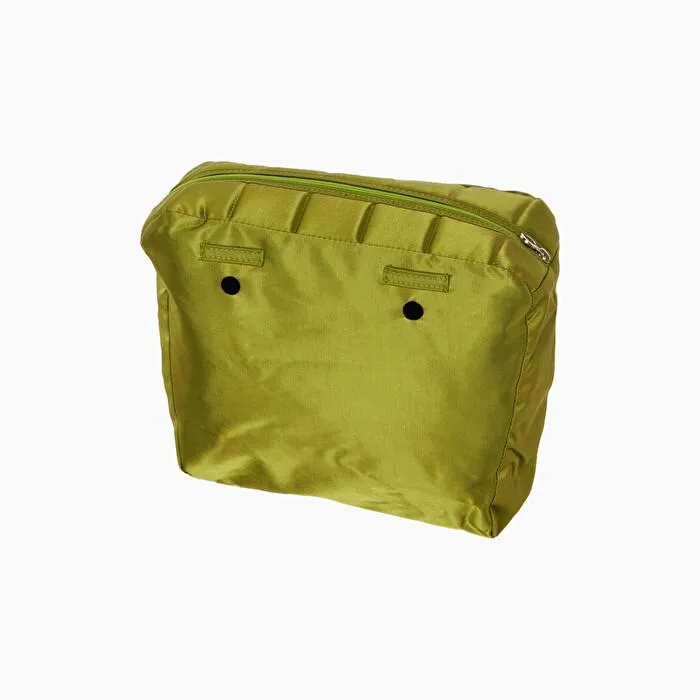 Bolsa interna satin aguacate O bag mini