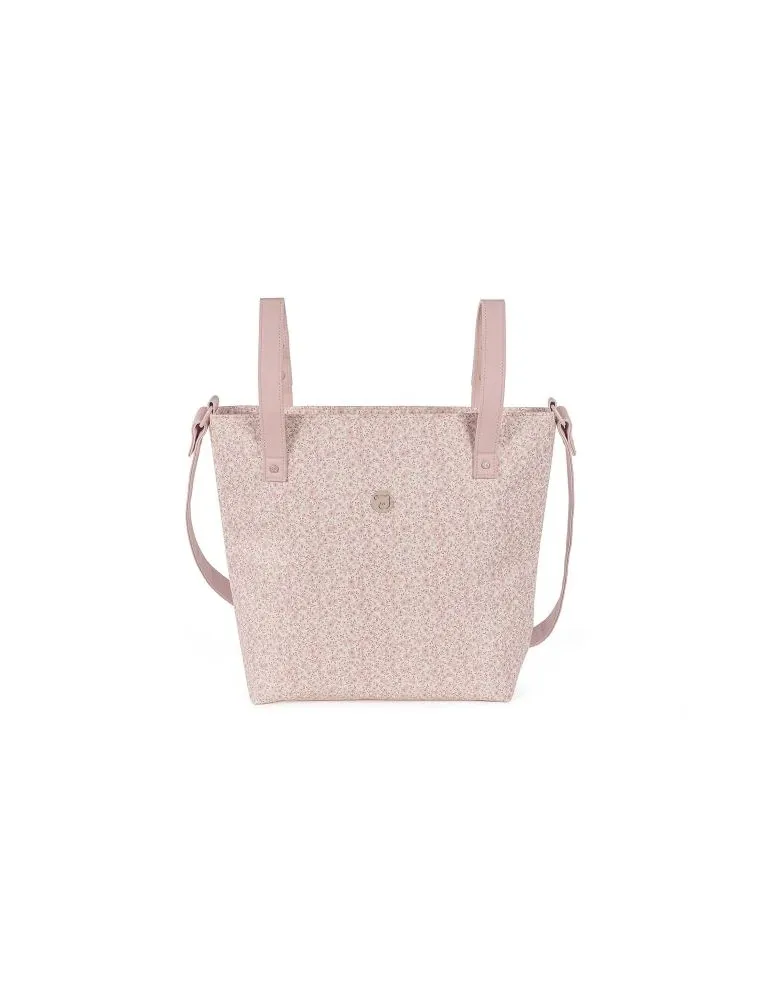 BOLSA PANERA FLOWER MELLOW ROSA PASITO A PASITO