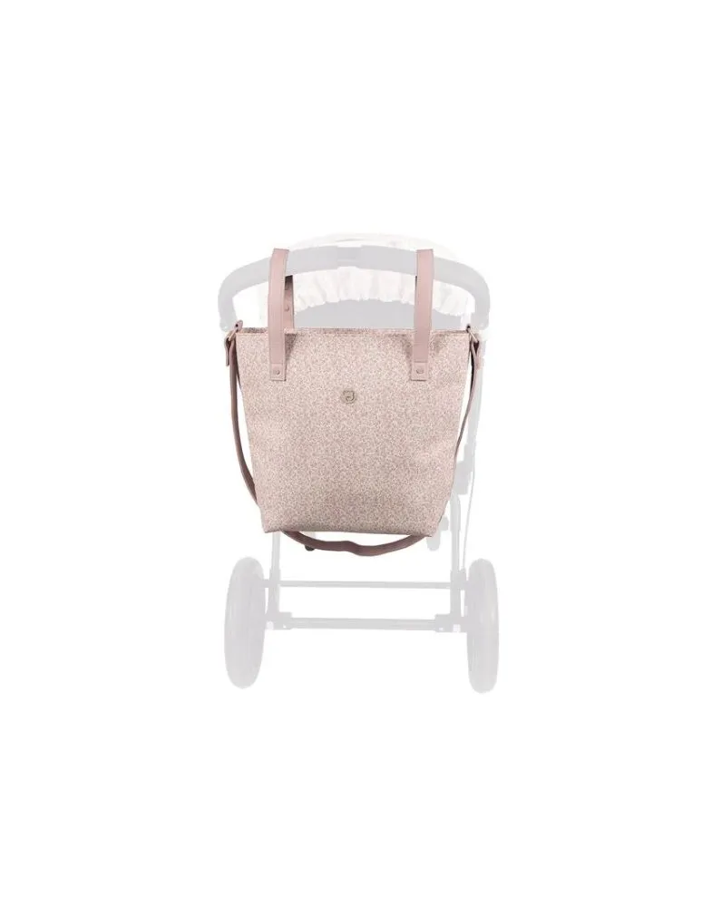 BOLSA PANERA FLOWER MELLOW ROSA PASITO A PASITO
