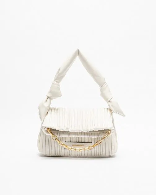 Bolso de hombro Karl Lagerfeld K/Kushion Knotted SM Fold Tote Blanco