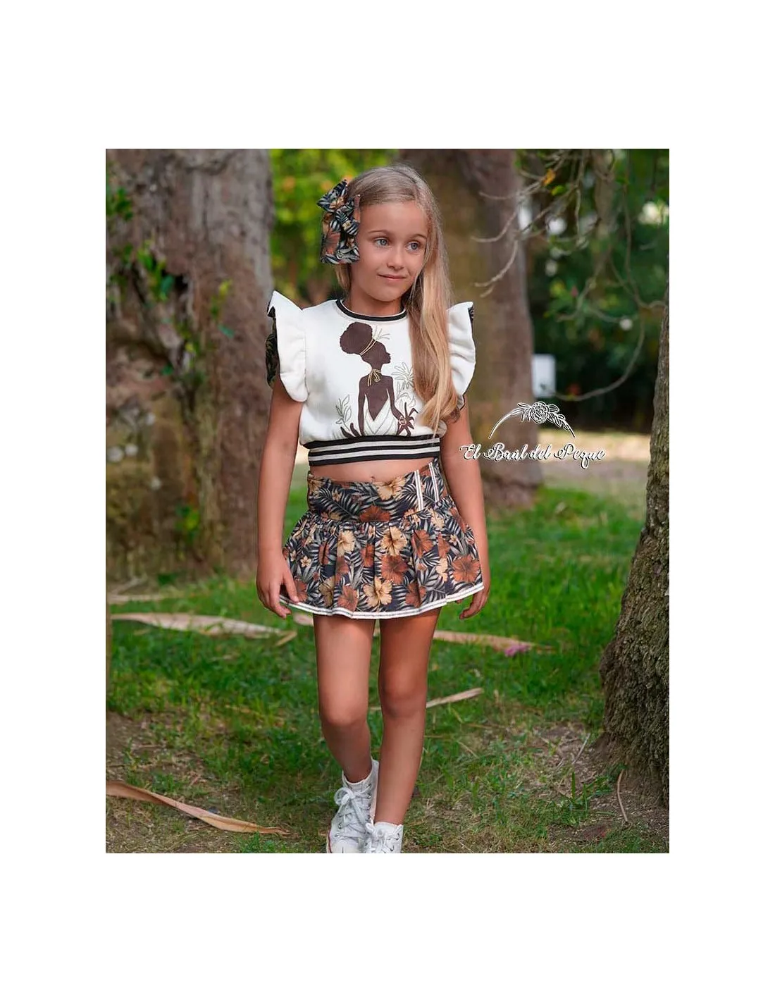 Bombacho y Chaleco Niña Noma Fernández Colección Nilo