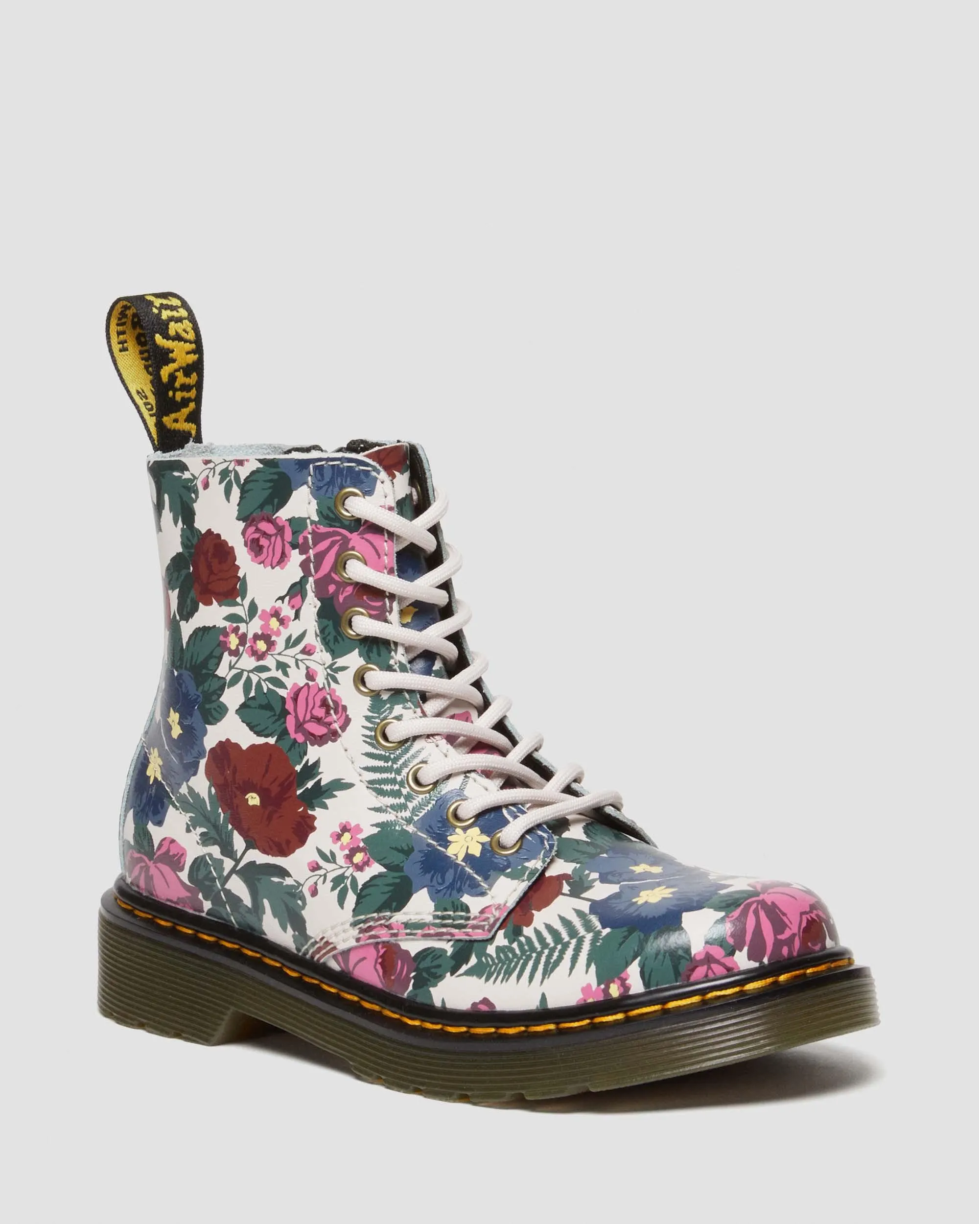 Botas 1460 English Garden de piel para junior