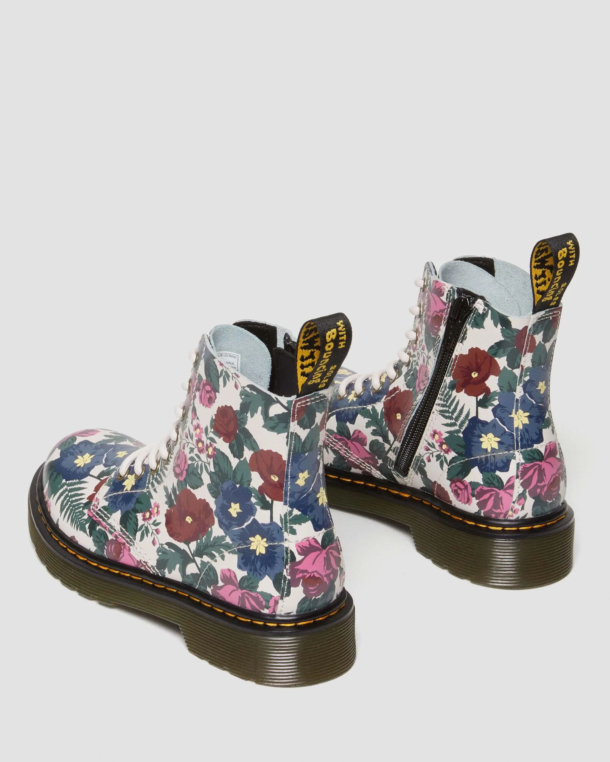 Botas 1460 English Garden de piel para junior