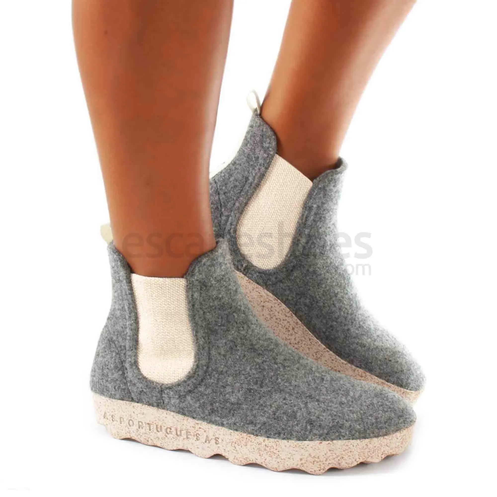 Botas ASPORTUGUESAS Caia Tweed Felt Concrete P018084000