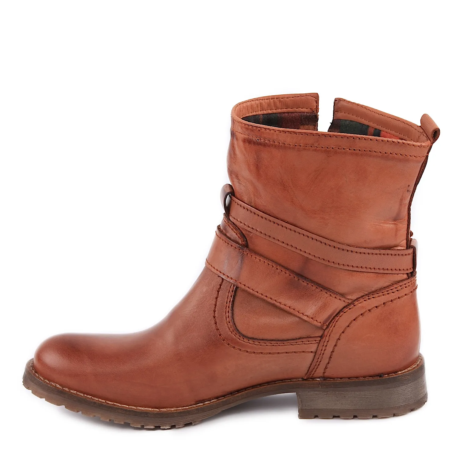 Botas bajas camel mujer Sacchi