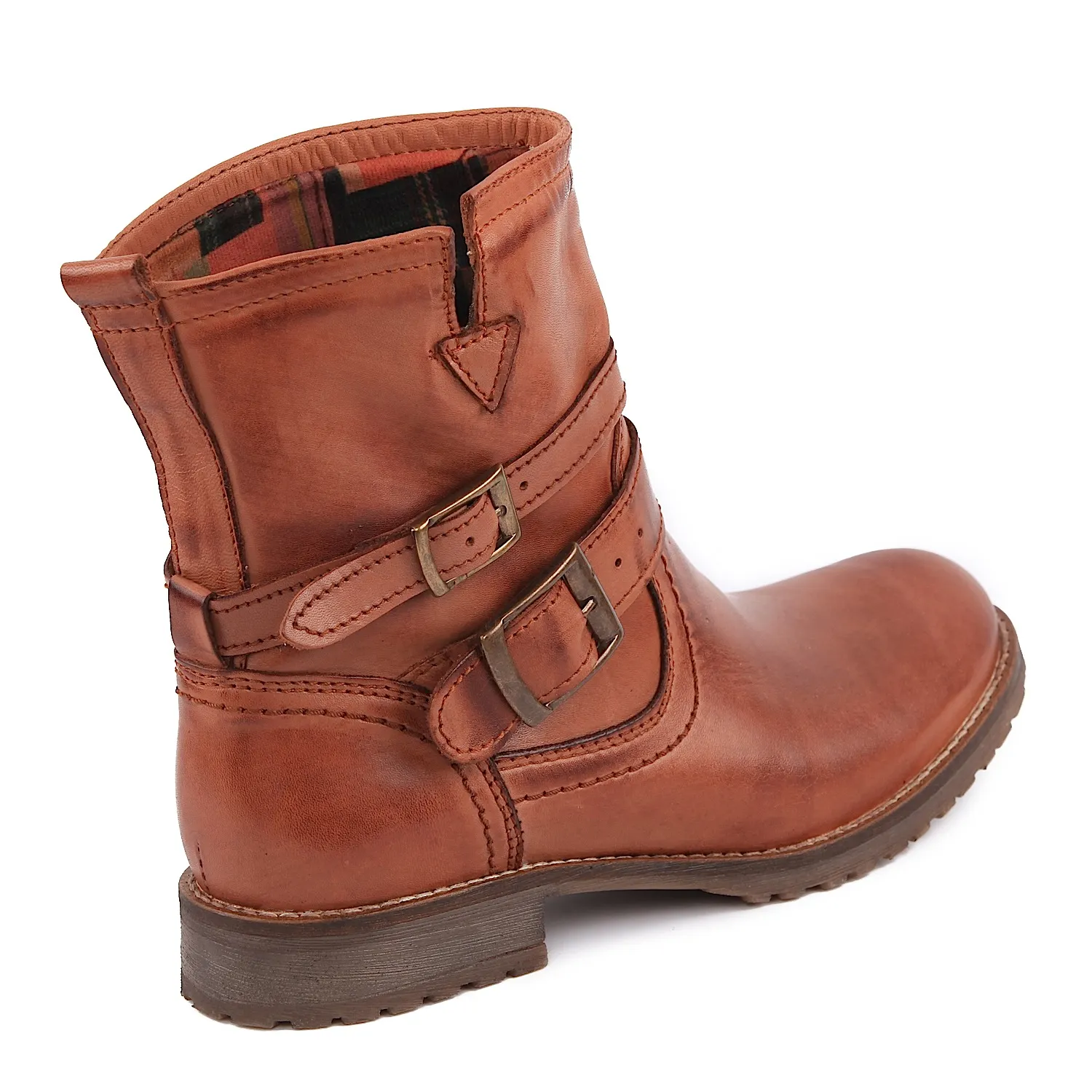 Botas bajas camel mujer Sacchi