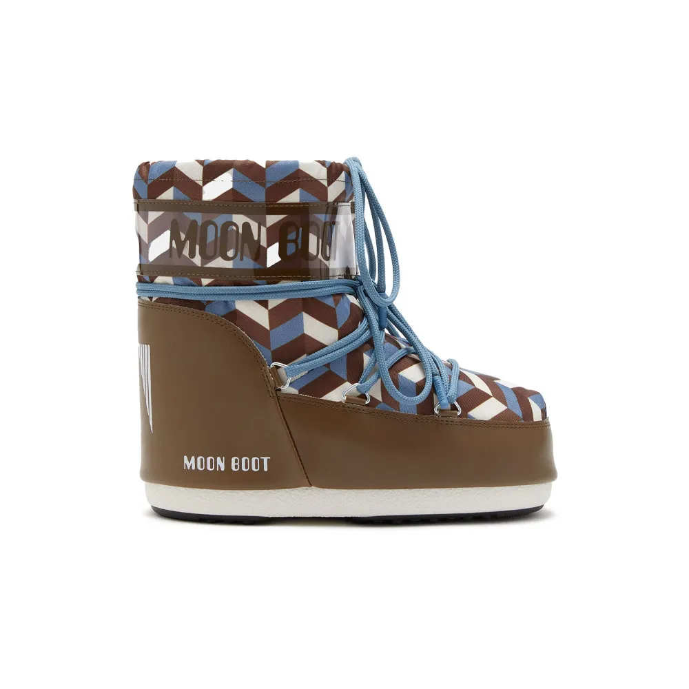 Botas Bajas MOON BOOT MB ICON LOW OPTICAL 80D1409550 Color Marrón