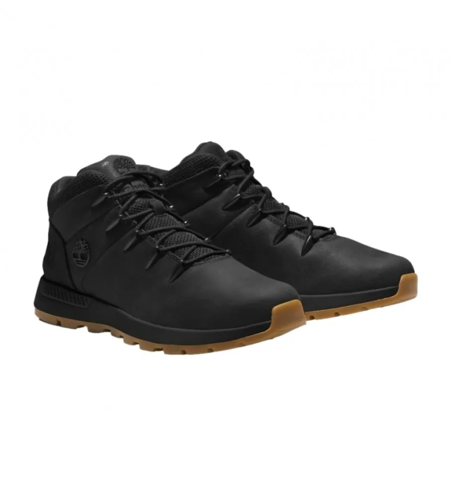 Botas de piel Sprint Trekker Mid negro