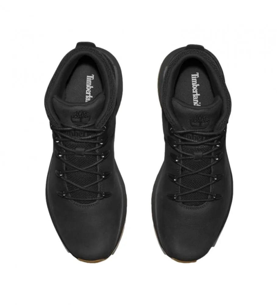 Botas de piel Sprint Trekker Mid negro