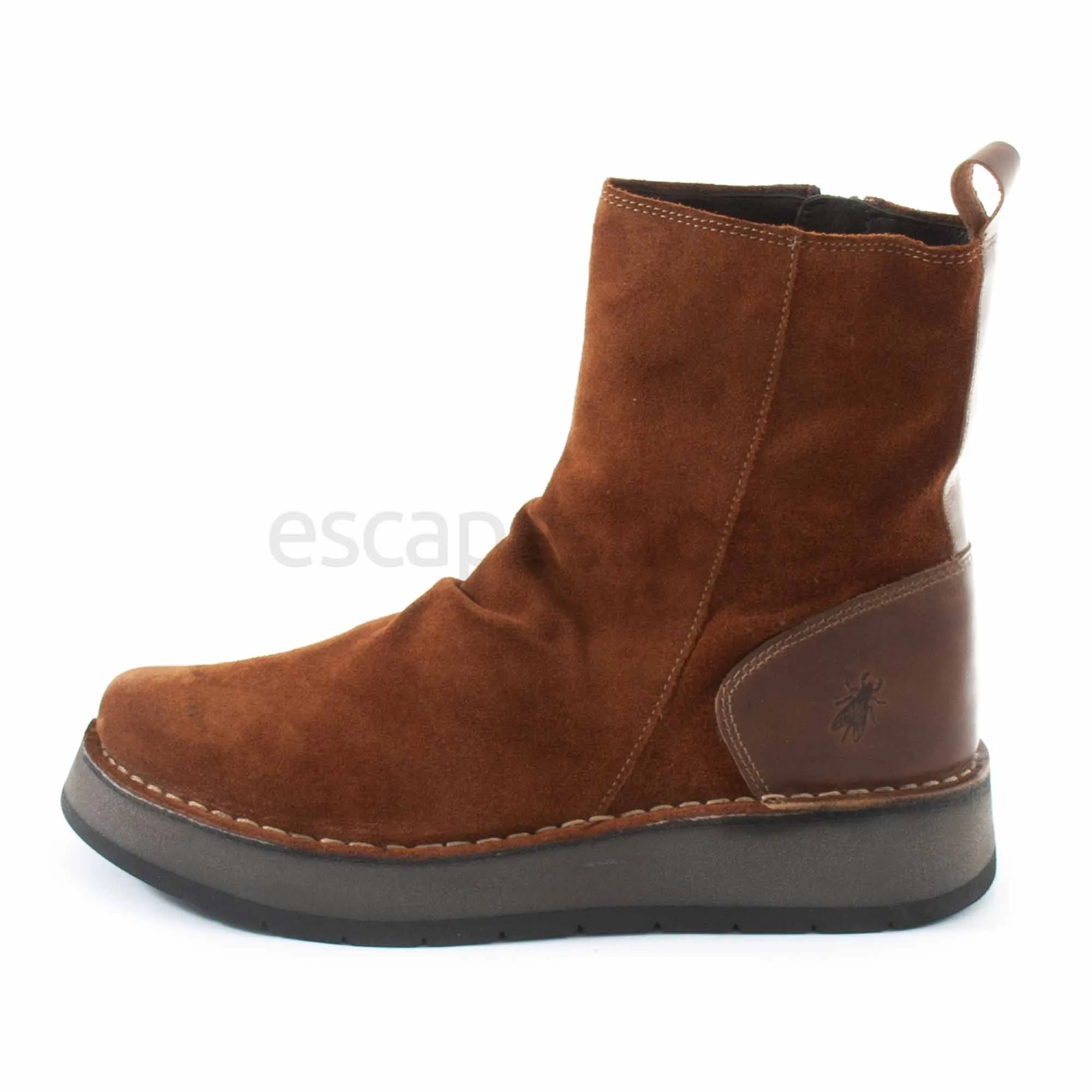 Botas FLY LONDON Reno053 Oil Suede Rug Camel P211053012