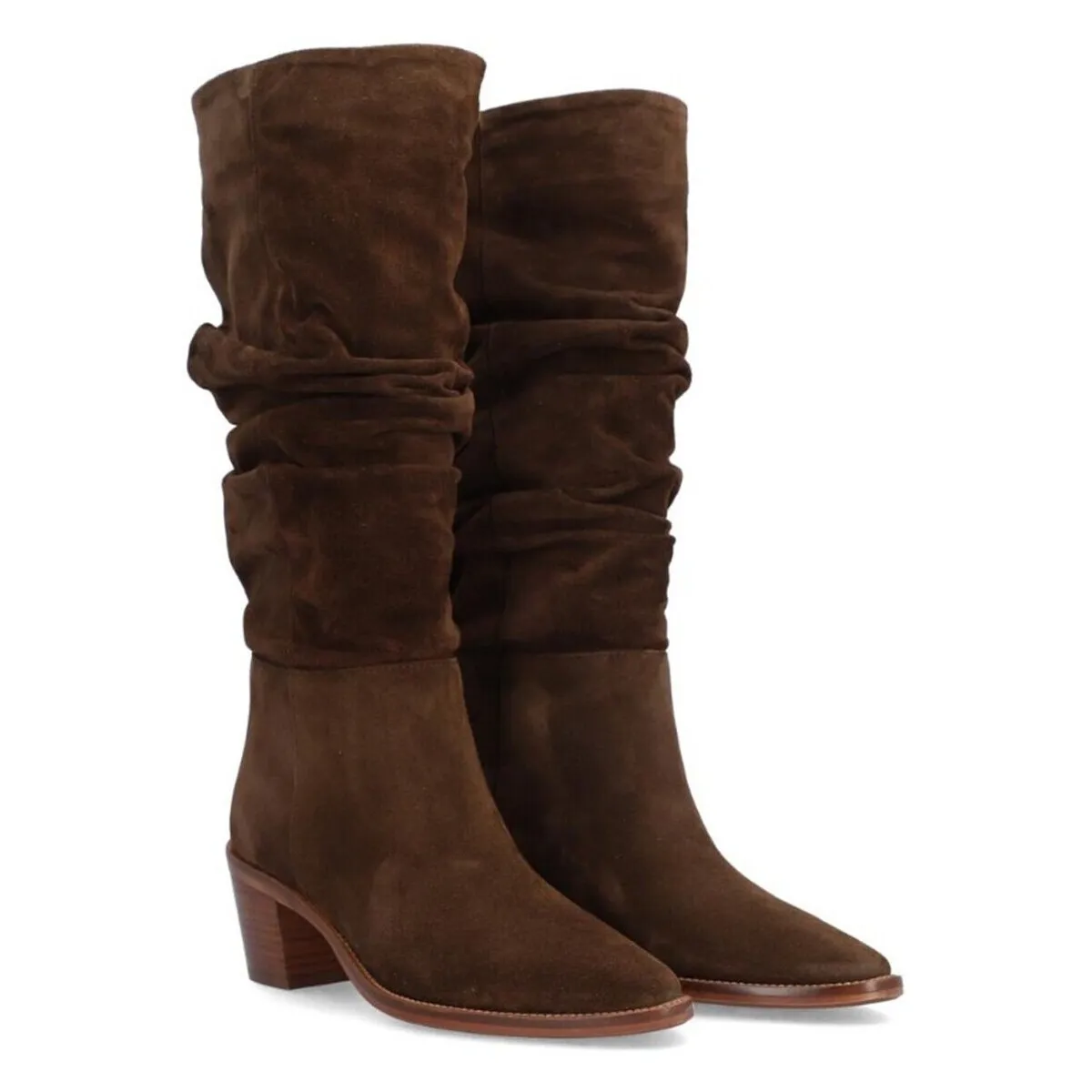 BOTAS MUJER TACÓN ALTO 25731133 MARRON