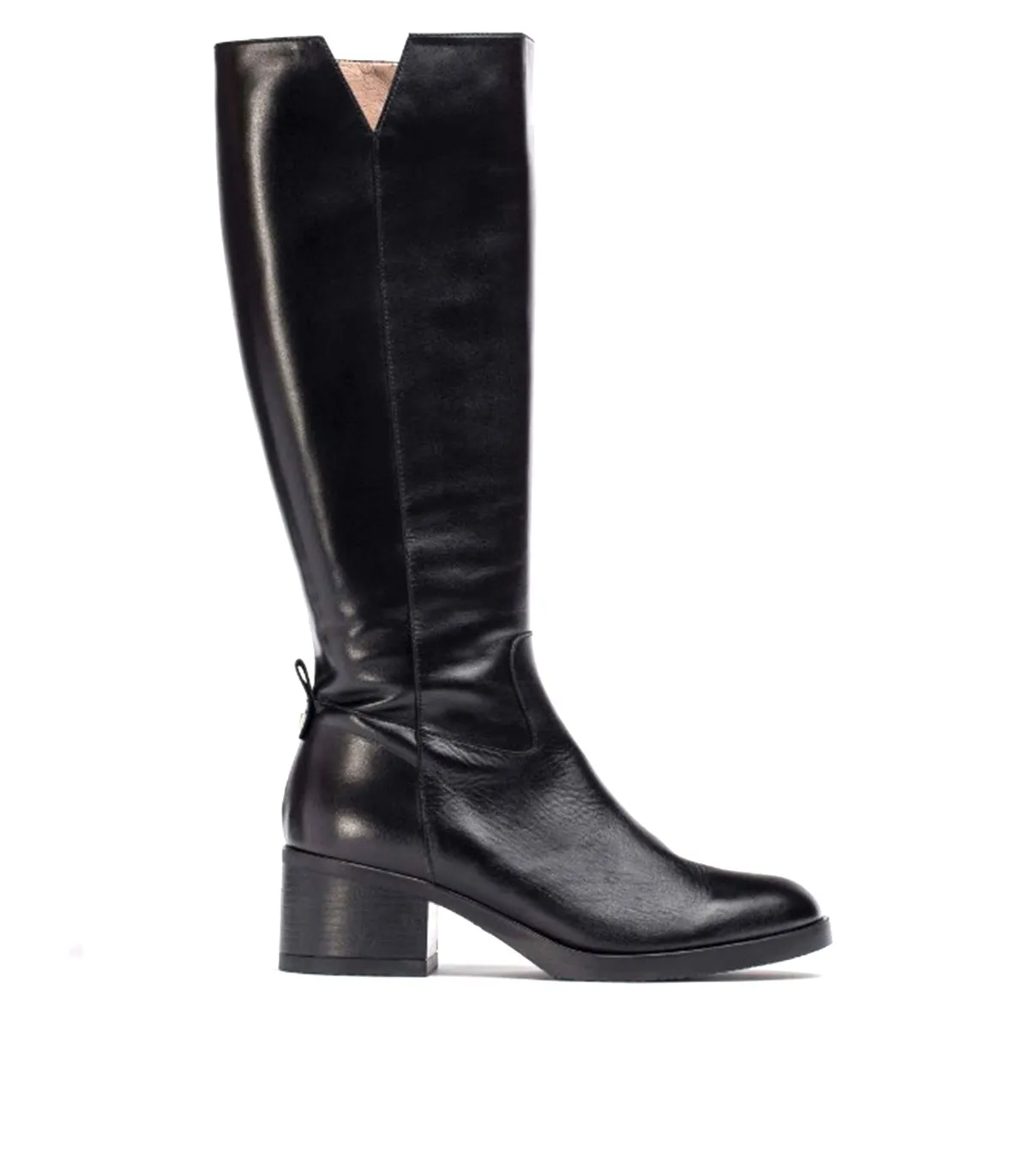 BOTAS MUJER TACÓN ANCHO G6222 NEGRO