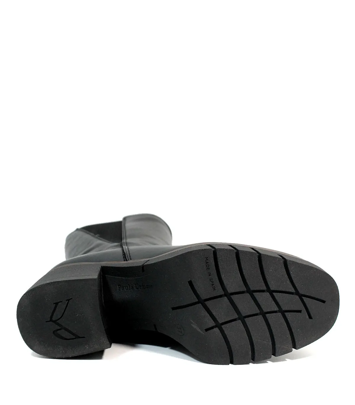 BOTAS MUJER TACÓN MEDIO 111138 NEGRO