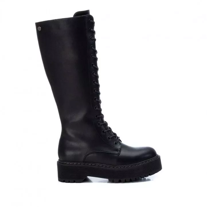 Botas planas Xti 042928 cremallera lateral y plataforma