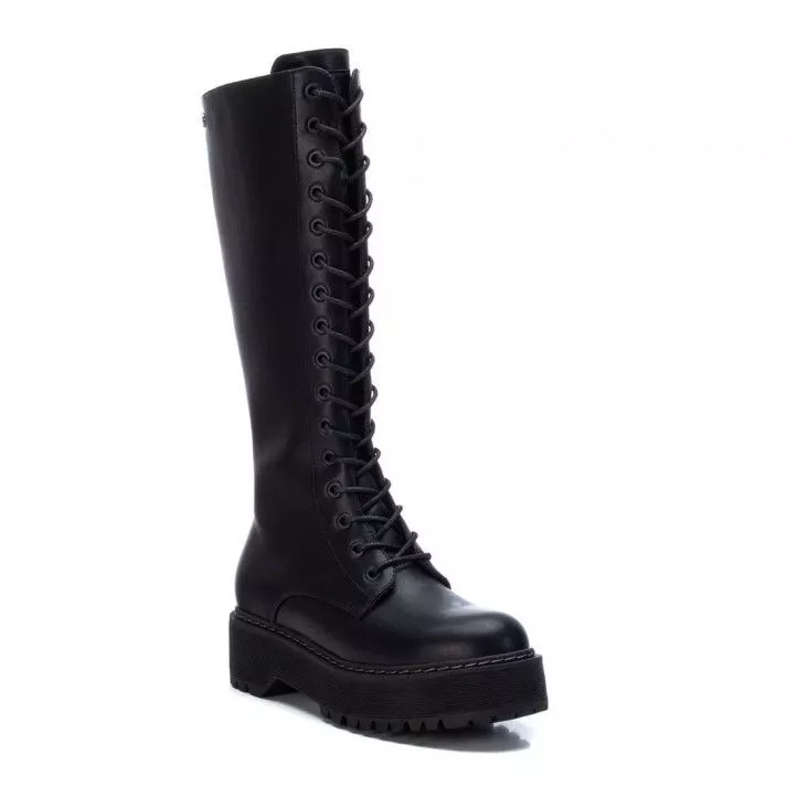 Botas planas Xti 042928 cremallera lateral y plataforma