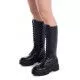 Botas planas Xti 042928 cremallera lateral y plataforma