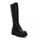 Botas planas Xti 042928 cremallera lateral y plataforma