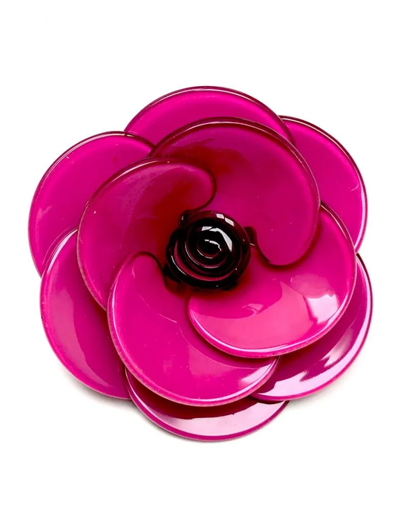 BROCHES ROSAS CON PRECIOSA FLOR QUE REALZARA TU OUTFIT