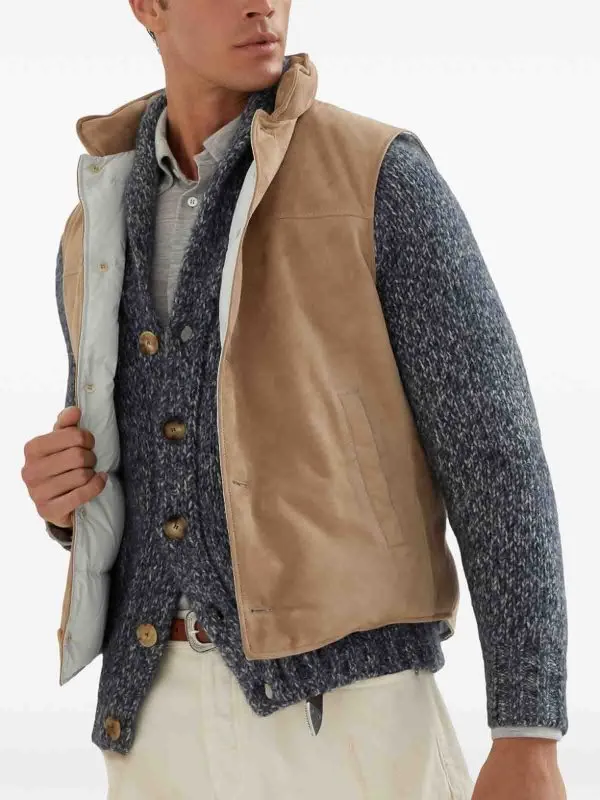BRUNELLO CUCINELLI CHALECO  BEIS