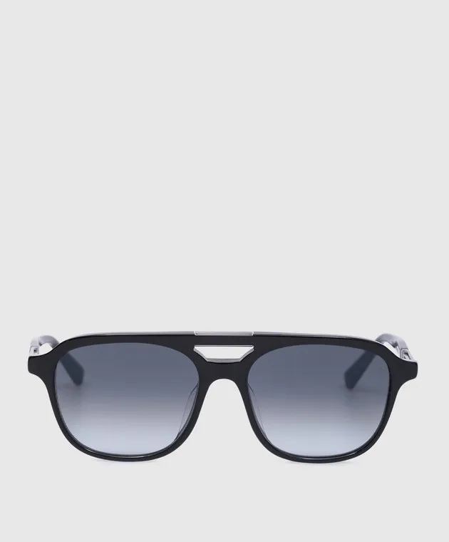 Brunello Cucinelli Sartorial Sunset Black Sunglasses