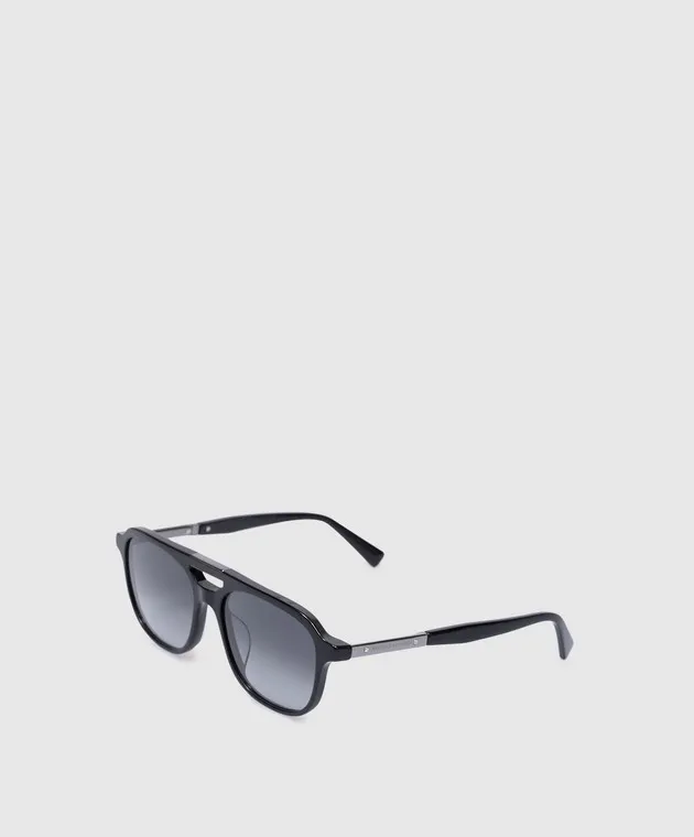 Brunello Cucinelli Sartorial Sunset Black Sunglasses