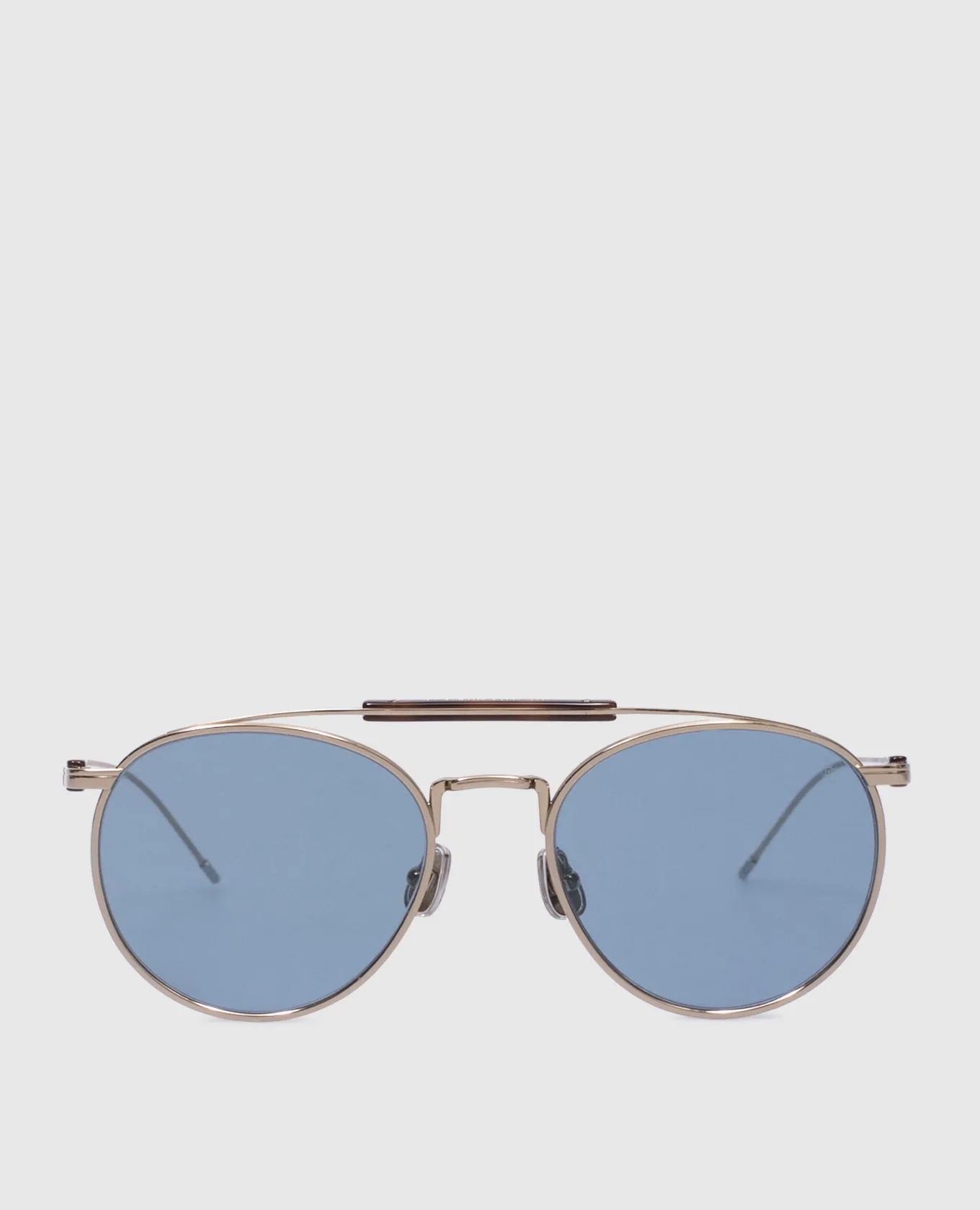 Brunello Cucinelli Sartorial Sunset gold sunglasses