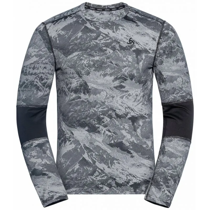 Camiseta de manga larga Odlo Whistler Eco (Negro/Tinte espacial) Hombre