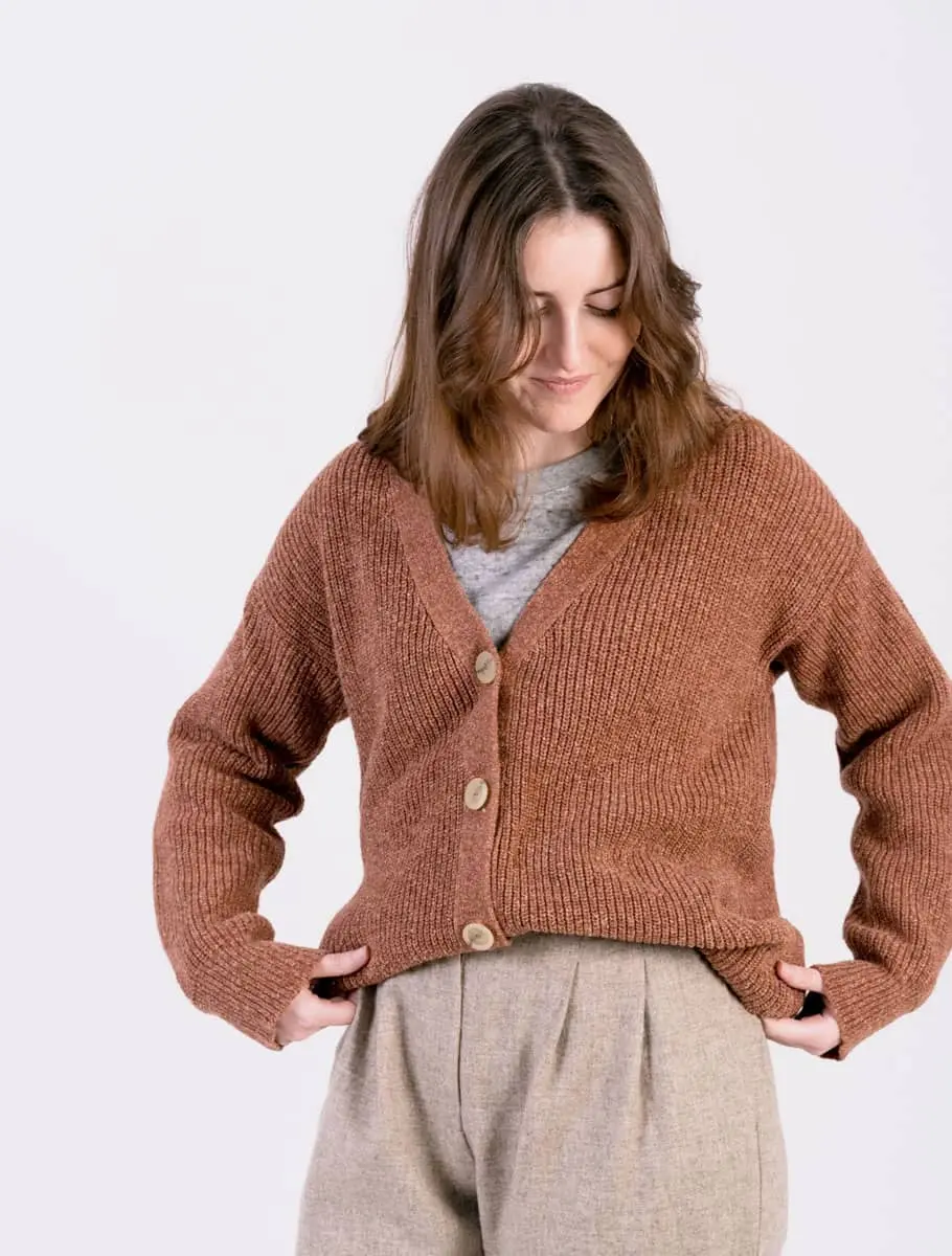 Cardigan de lana para mujer