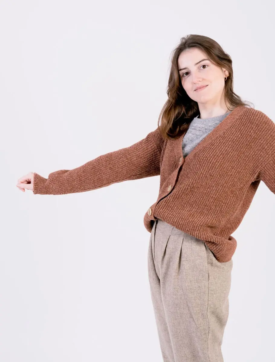 Cardigan de lana para mujer