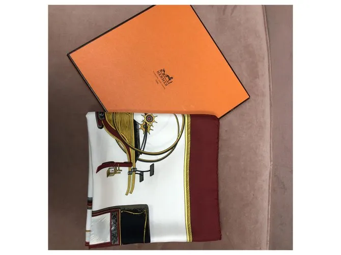 Carré Hermès "Transformation cars" de F. de la Perrière Multicolor 
