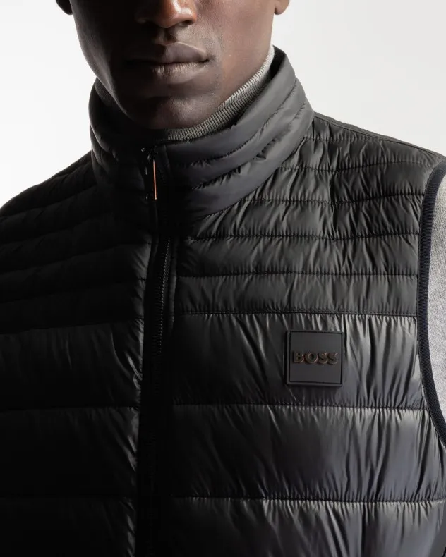 Chaleco acolchado Boss Odeno Negro