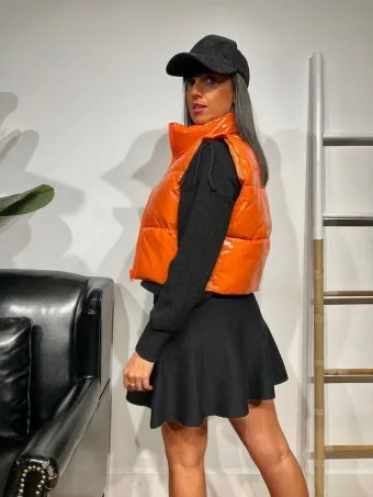 Chaleco Acolchado Vinilo NIMROD Naranja