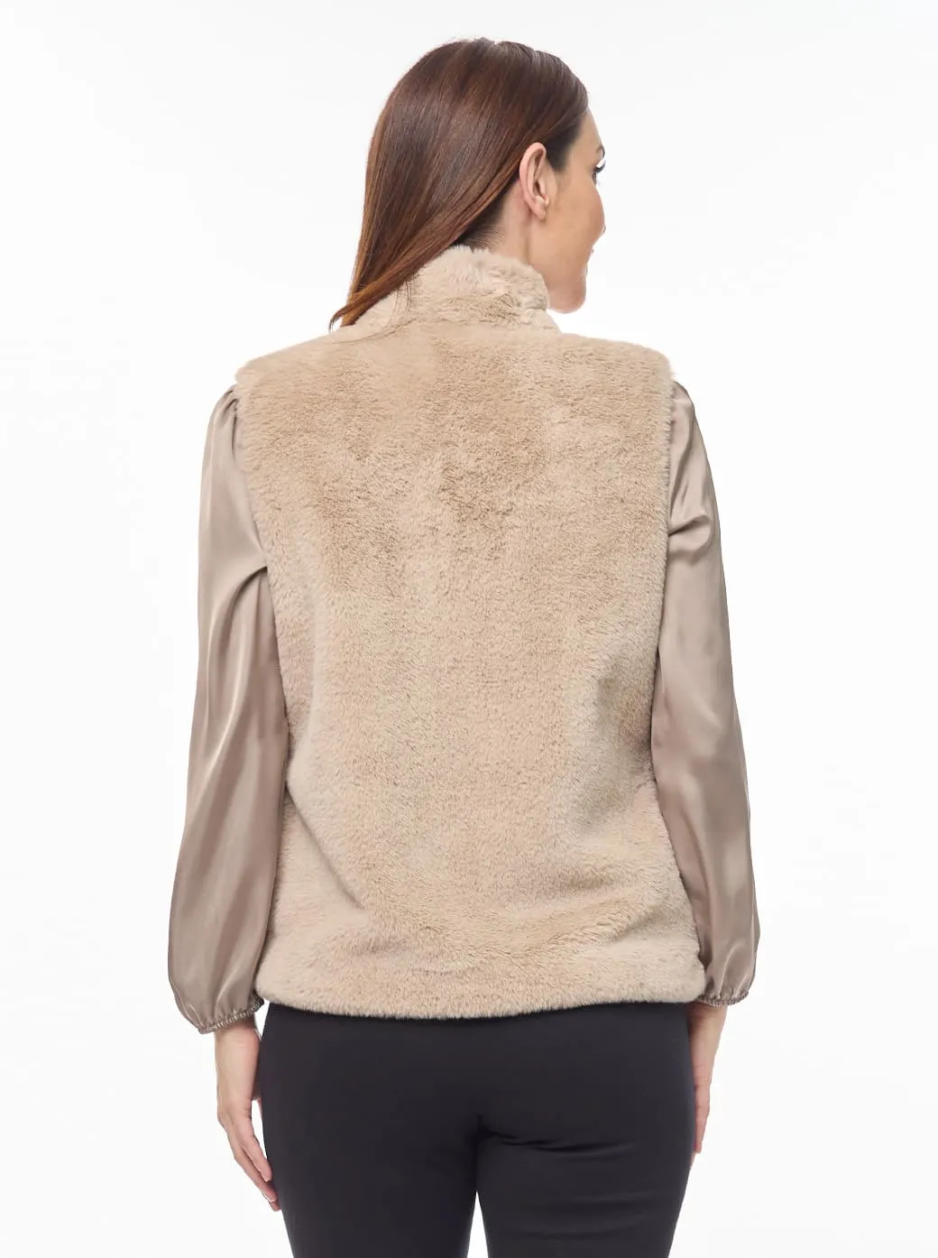Chaleco beige Debra