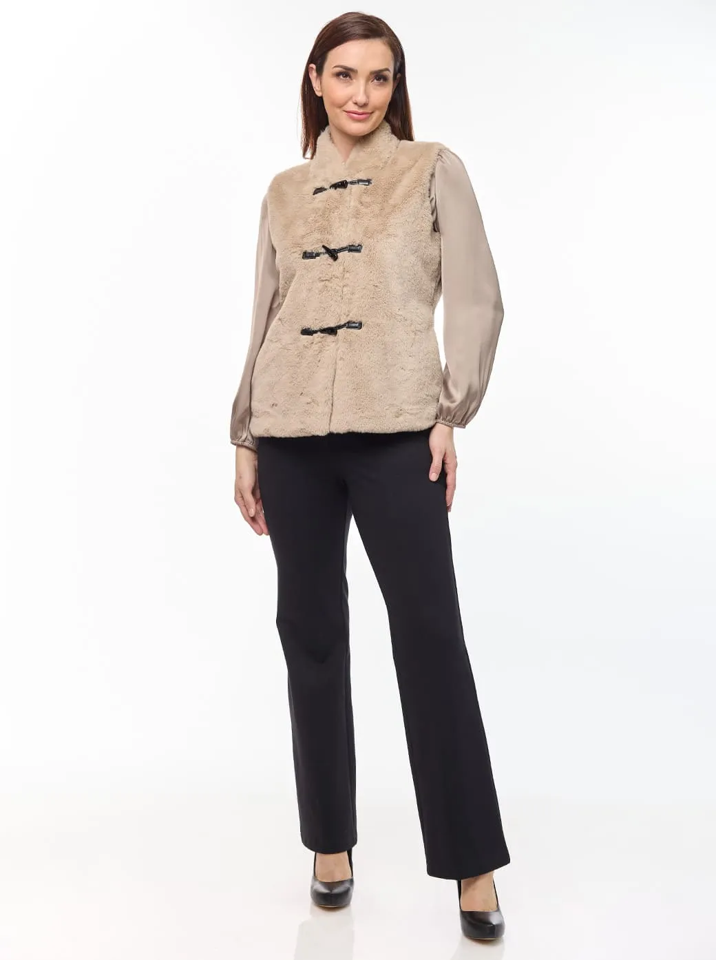 Chaleco beige Debra