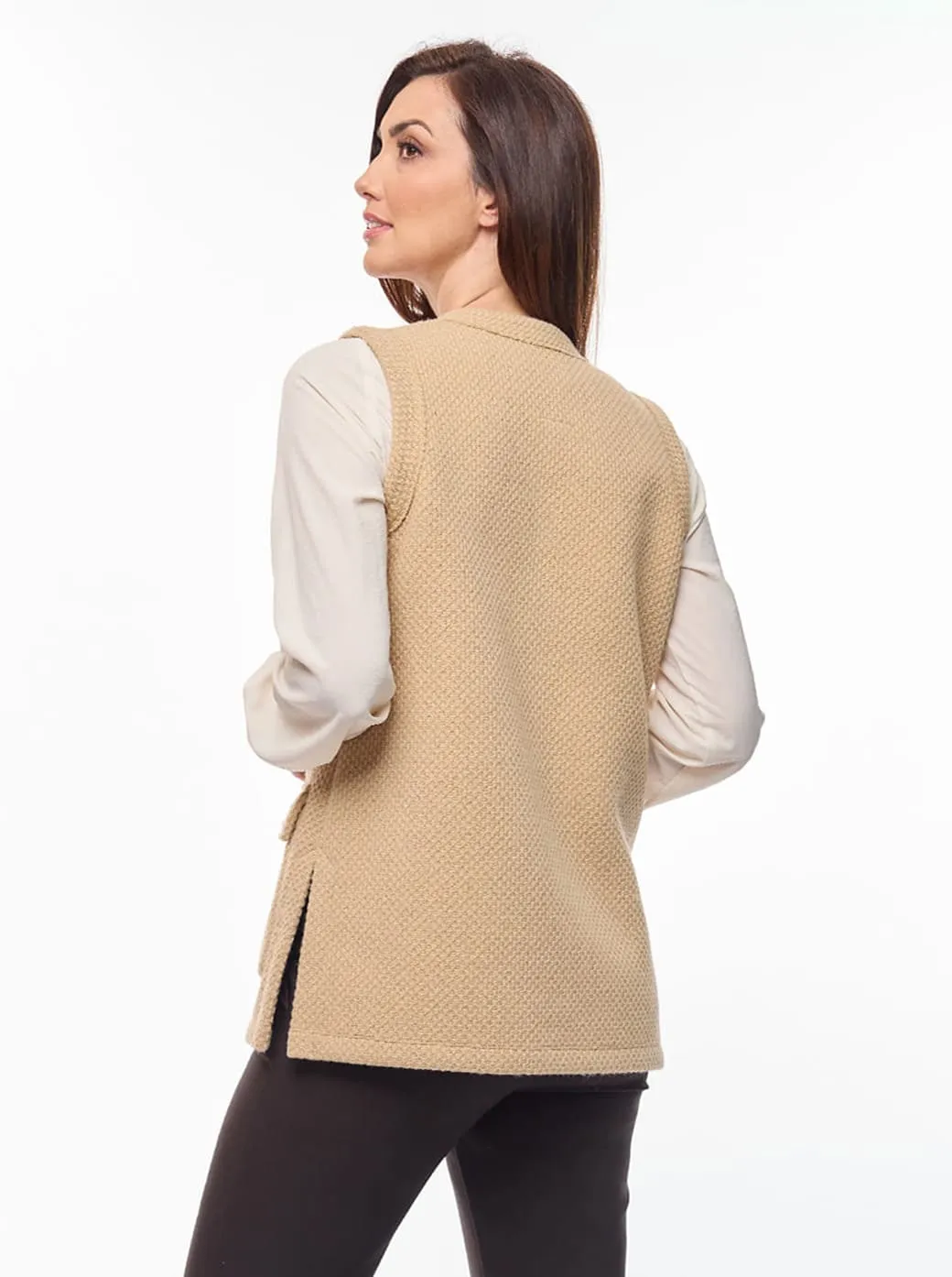 Chaleco beige Geraldine