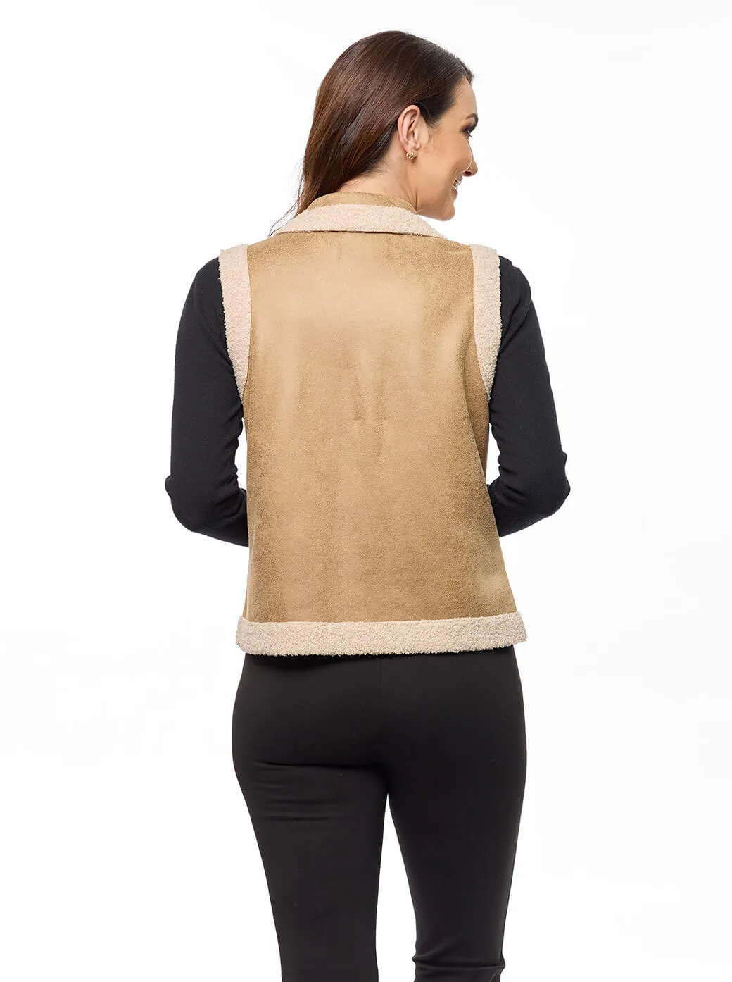 Chaleco beige Olenka