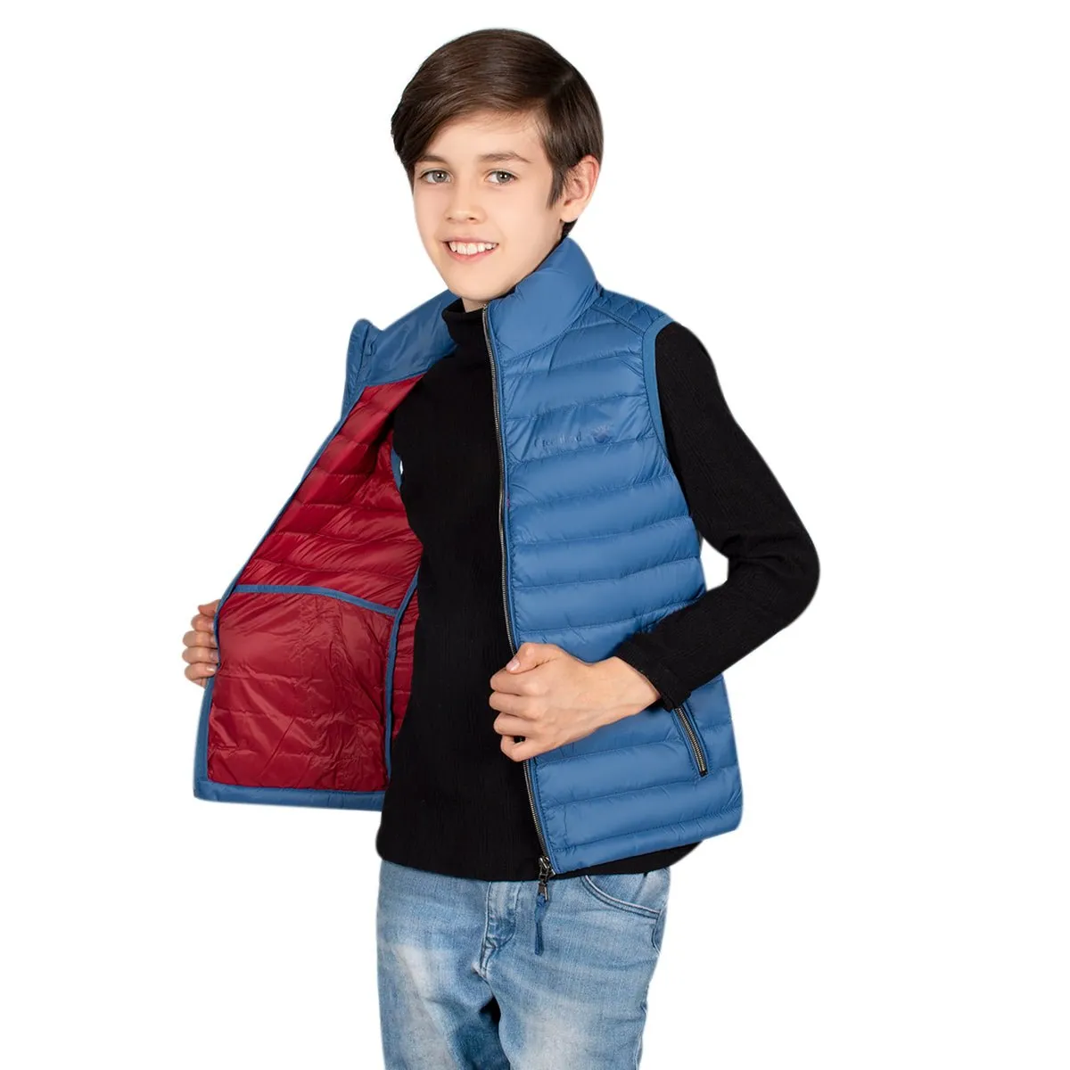 Chaleco Capitonado De Pluma Ligera Niño