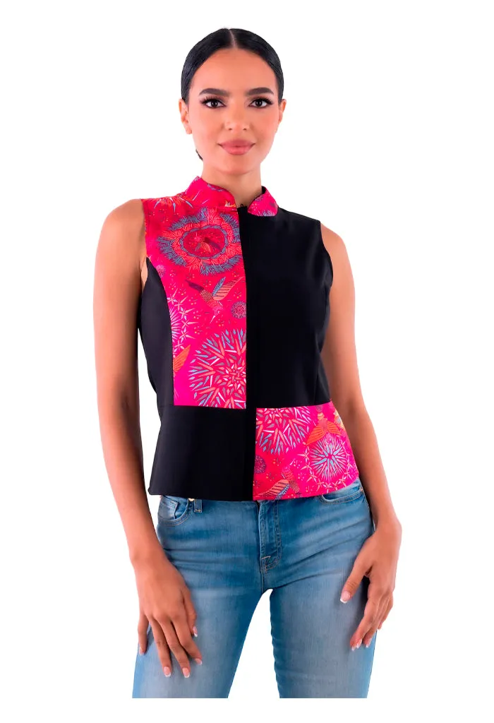 Chaleco Combinado Colibrí Magenta Jqd